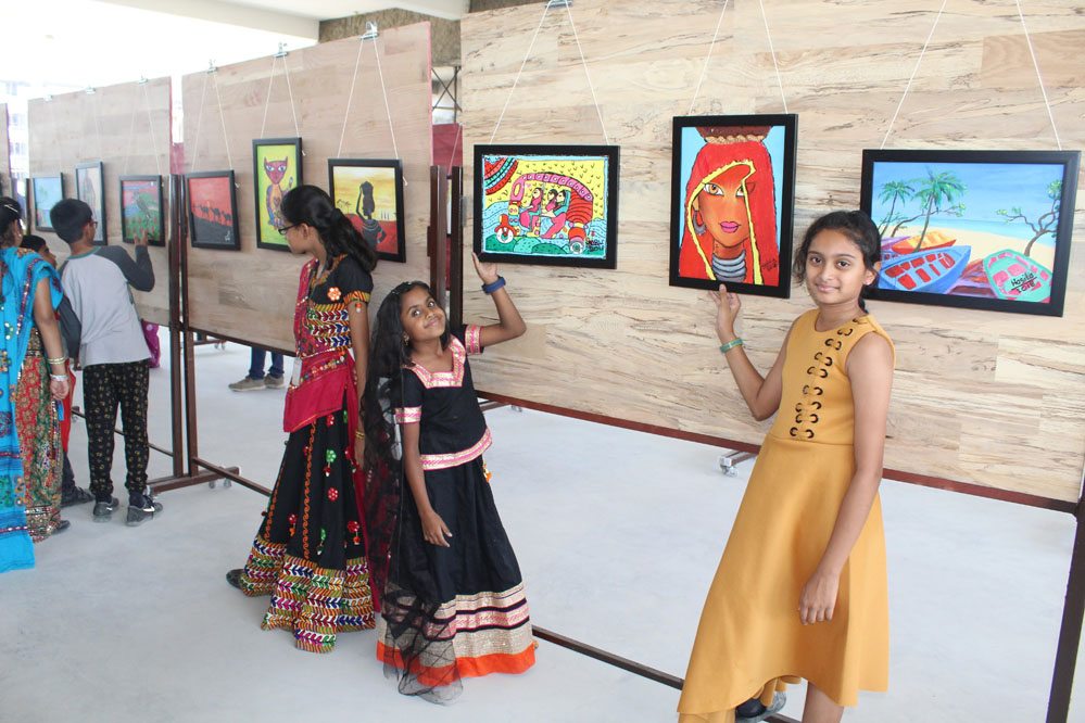 The Gaudium International School Hyderabad Art Exhibition 2018 4