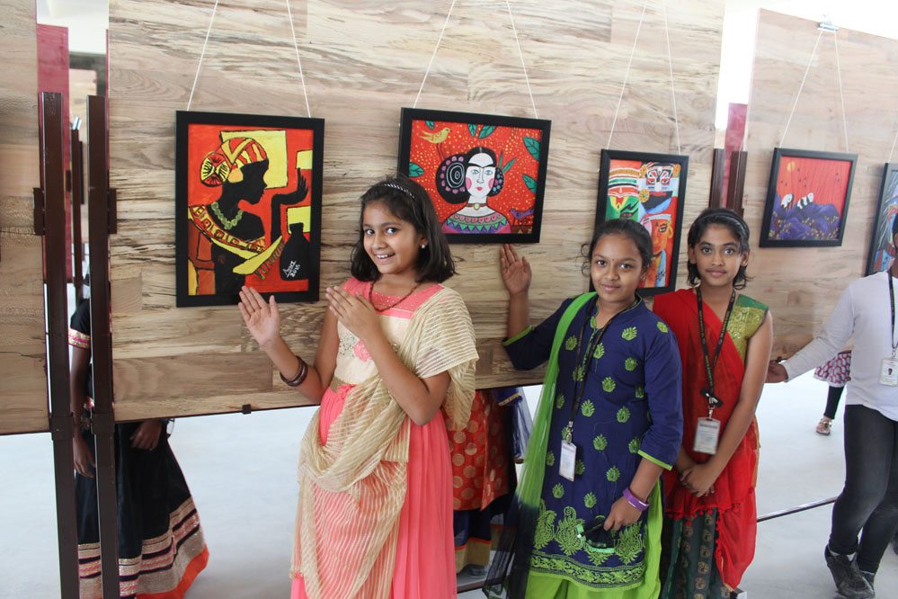 The Gaudium International School Hyderabad Art Exhibition 2018 5