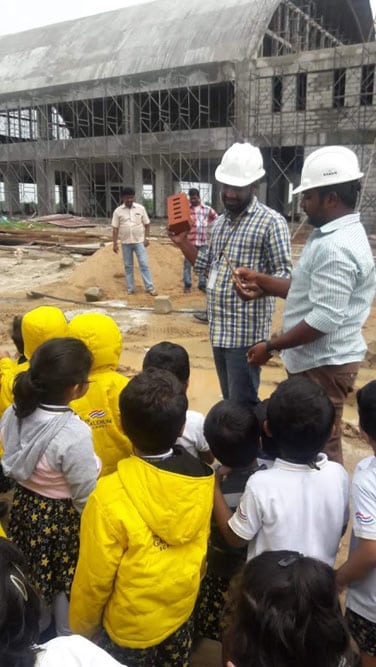 The Gaudium International School Hyderabad FT Construction Site 2018 2
