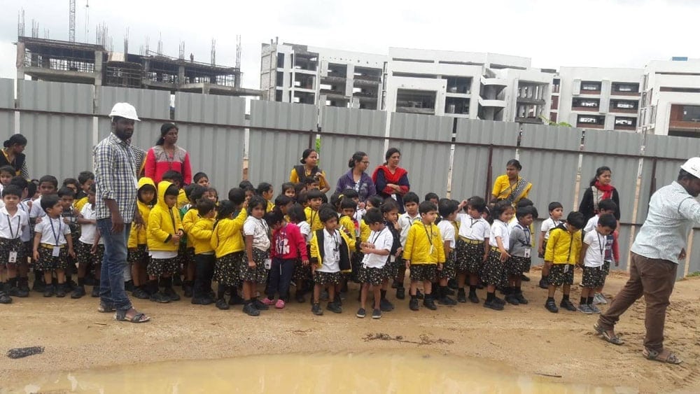 The Gaudium International School Hyderabad FT Construction Site 2018 3