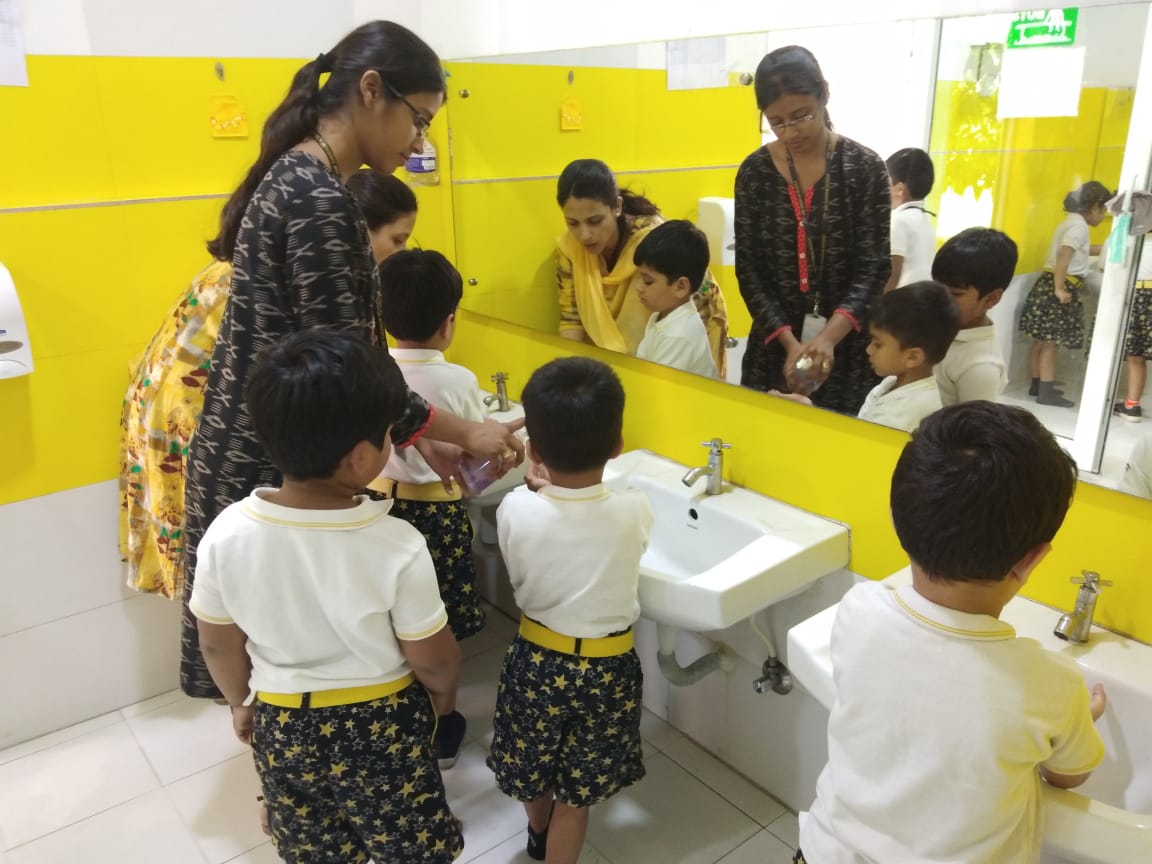The Gaudium International School Hyderabad Handwash Day 2018 3