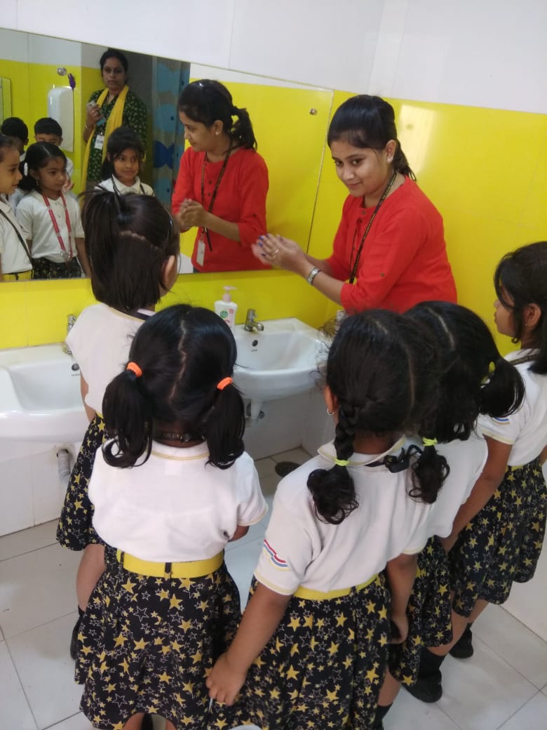 The Gaudium International School Hyderabad Handwash Day 2018 5