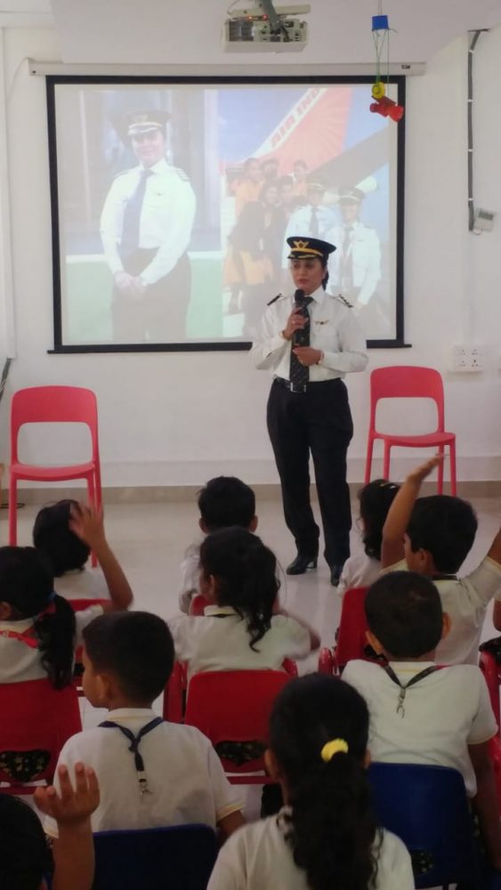 The Gaudium International School Hyderabad Pilot Guest Talk 2018 1