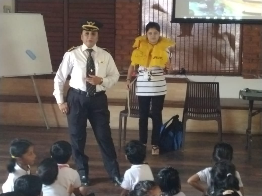 The Gaudium International School Hyderabad Pilot Guest Talk 2018 2