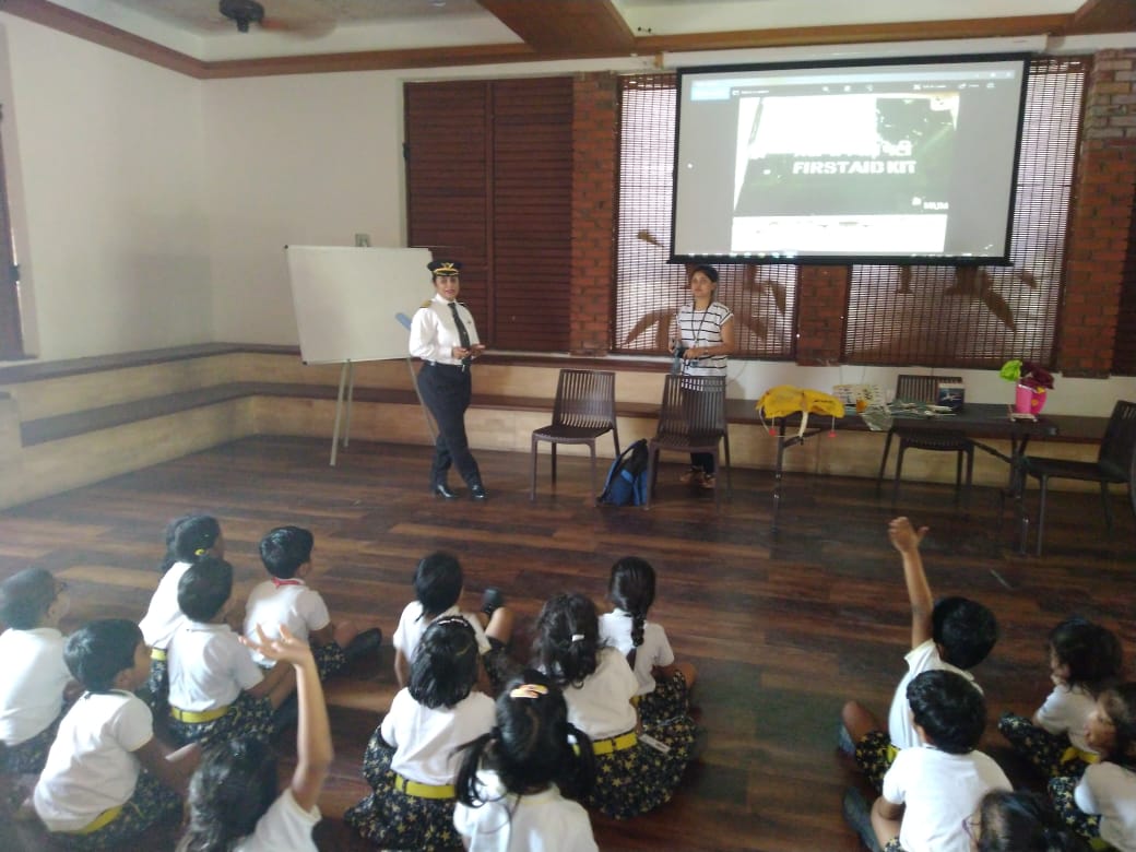 The Gaudium International School Hyderabad Pilot Guest Talk 2018 3