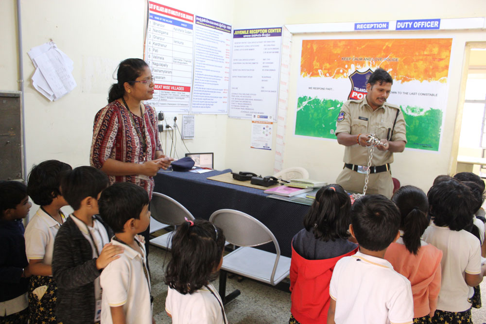 The Gaudium International School Hyderabad Police Station Visit 2019 02 1