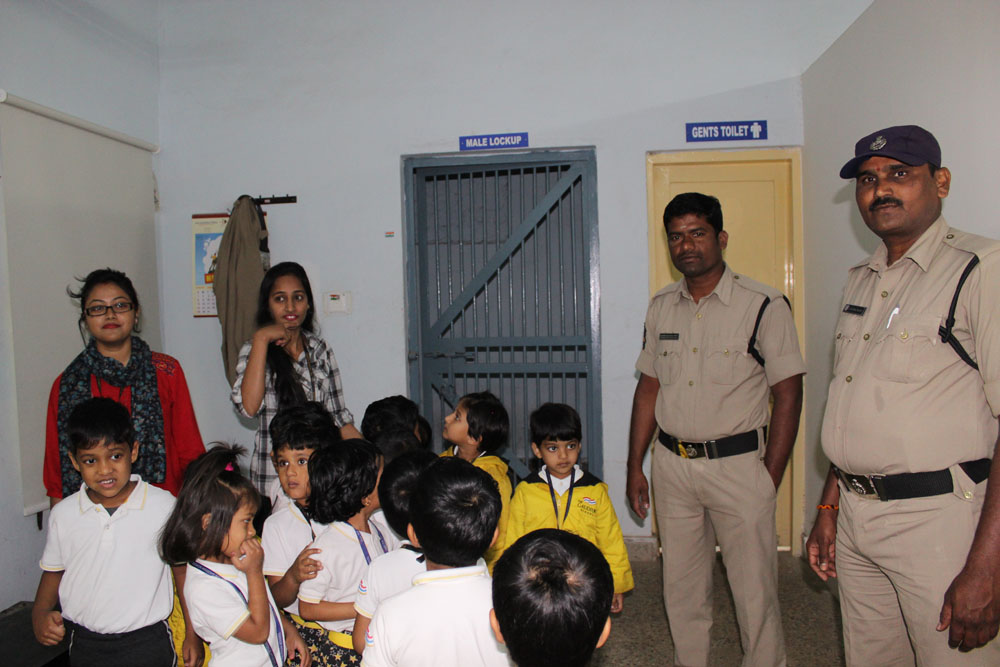 The Gaudium International School Hyderabad Police Station Visit 2019 02 5