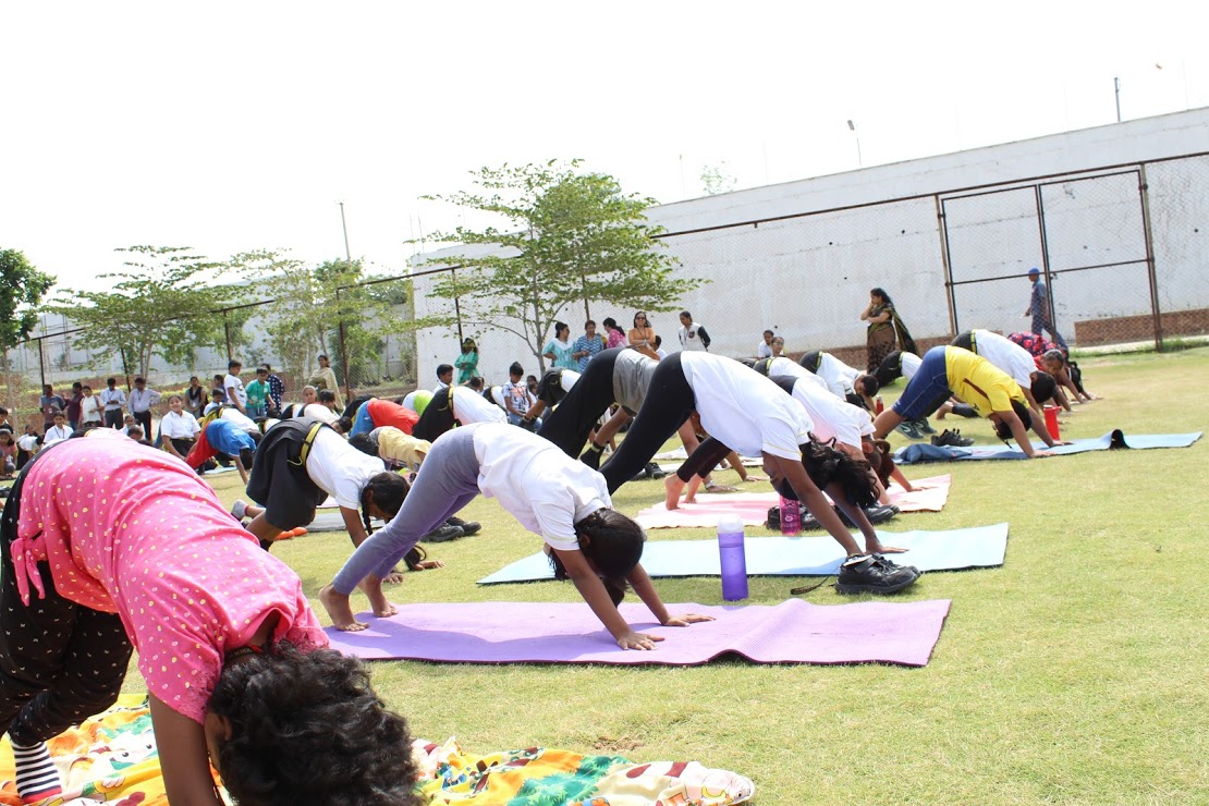 The Gaudium International School Hyderabad Yoga Day 2019 6