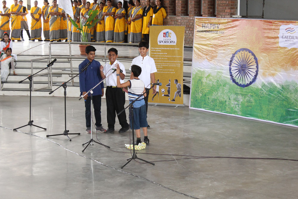 The Gaudium International School Hyderabad Independence Day 2019 9
