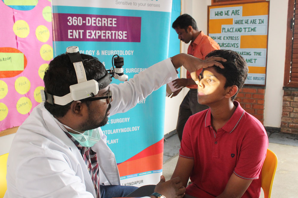 The Gaudium International School Hyderabad health check up 2019 4
