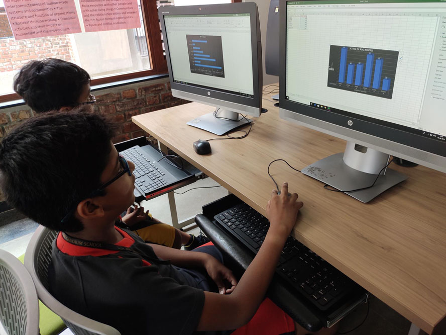 The Gaudium International School Hyderabad using technology 2019 2