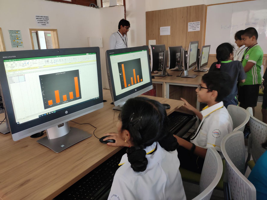 The Gaudium International School Hyderabad using technology 2019 3