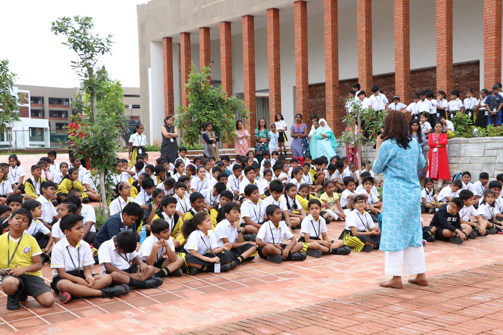 The Gaudium International School Hyderabad Assembly Grade3 2019 14