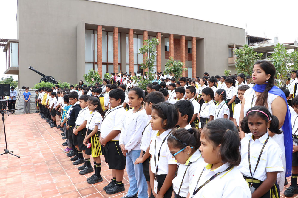 The Gaudium International School Hyderabad Assembly Grade3 2019 3