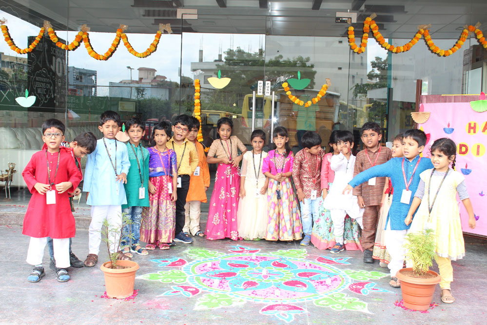 The Gaudium International School Hyderabad Diwali 2019 Nanakramguda 10