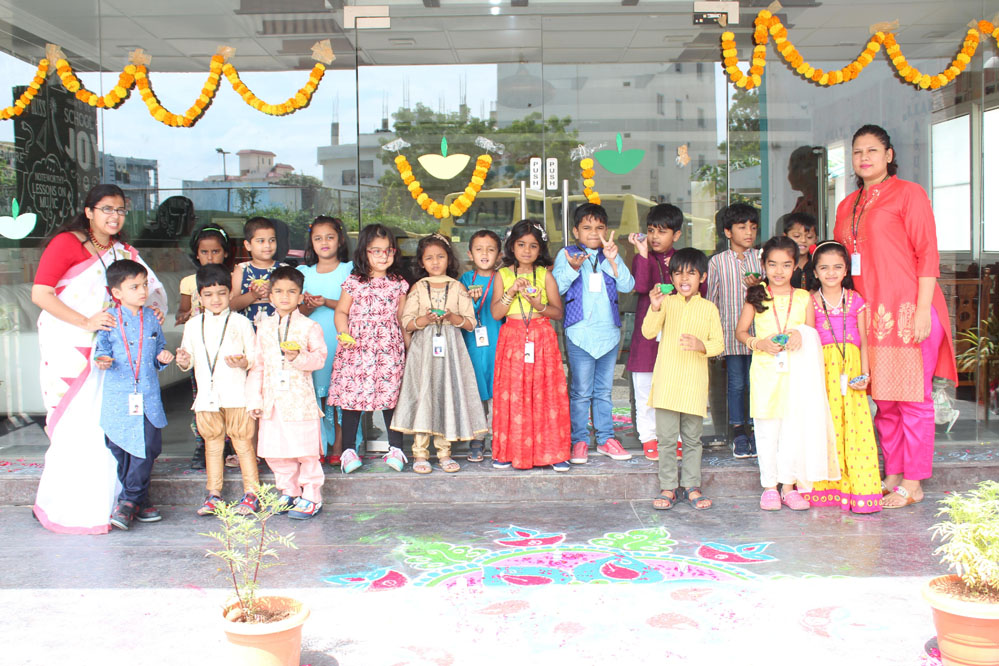 The Gaudium International School Hyderabad Diwali 2019 Nanakramguda 6