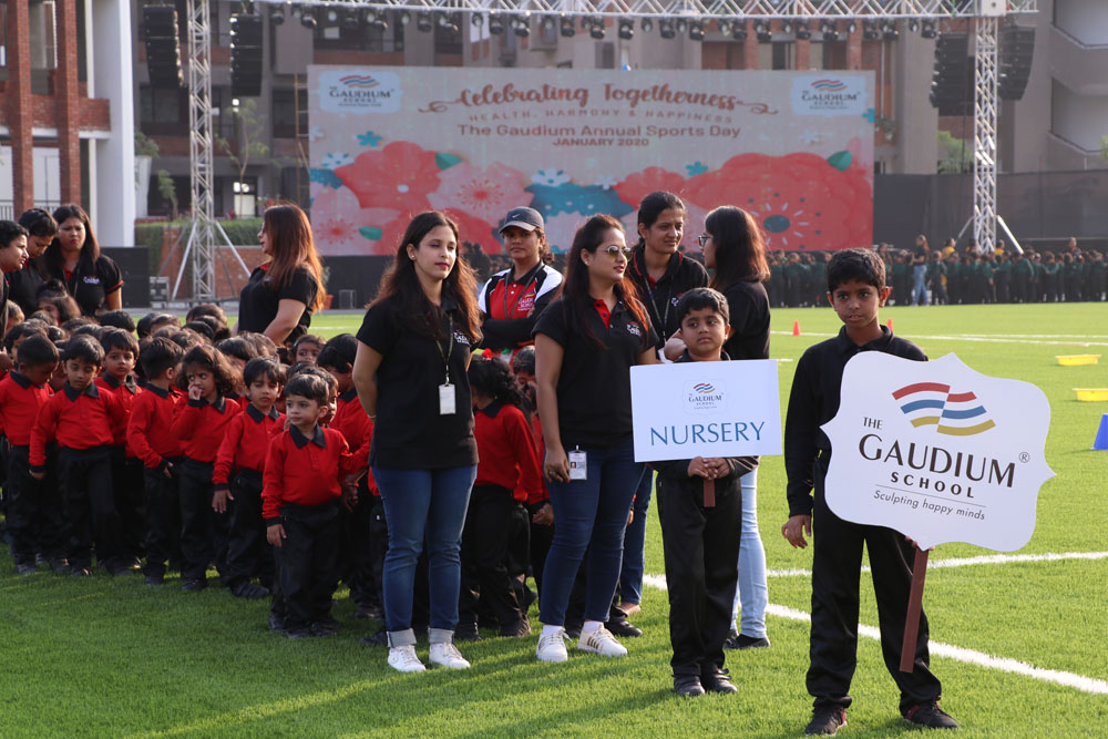 The Gaudium international School Hyderabad Annual Sports Day Playgroup 2020 2