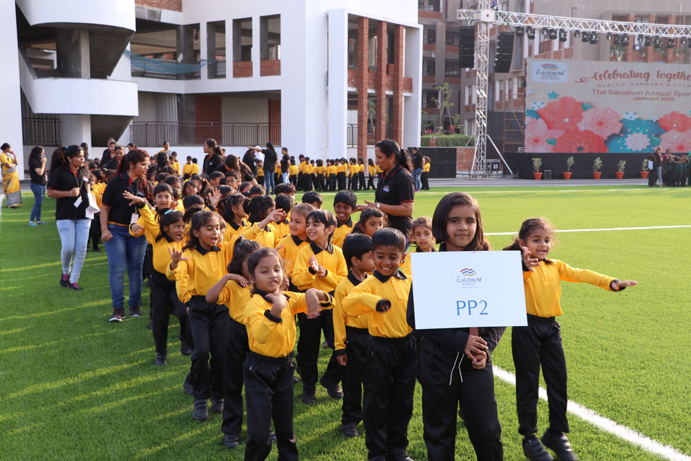 The Gaudium international School Hyderabad Annual Sports Day Playgroup 2020 4
