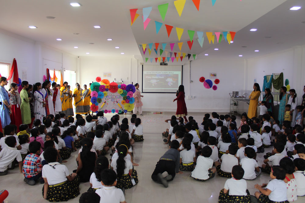 The Gaudium International School Hyderabad  Holi 2020 2
