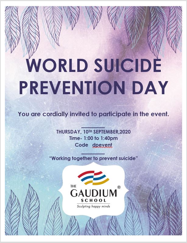 World Suicide Prevention Day Invite
