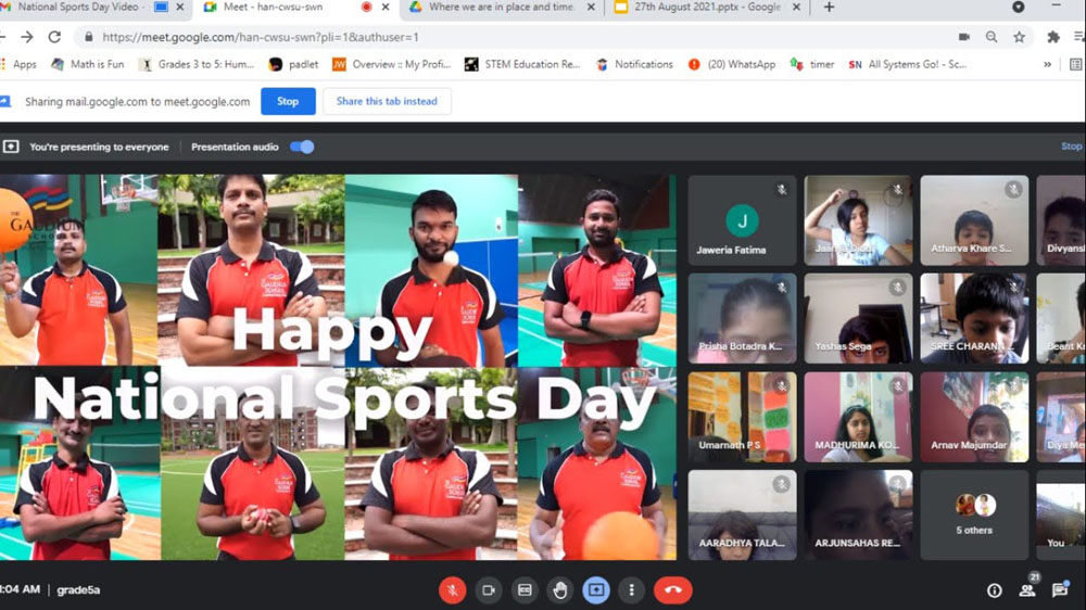 The Gaudium National Sports Day 2021 08 11