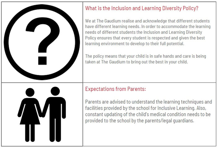 The Gaudium Inclusion Learning Diversity Policy 2021 11