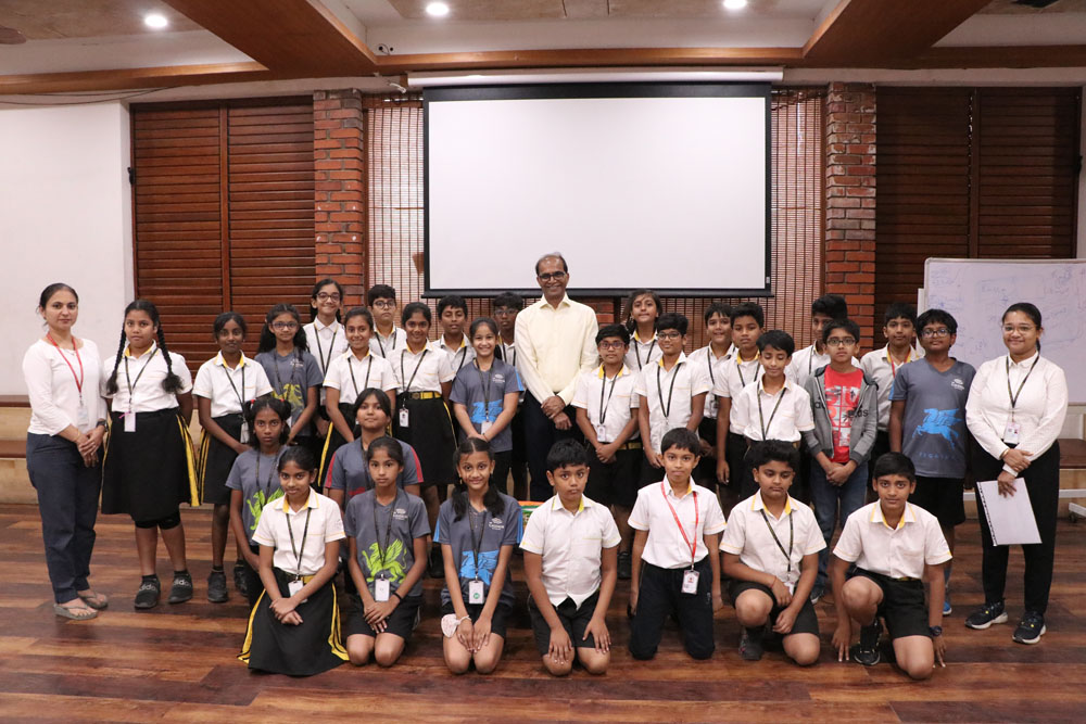 PYP Exhibition - The Guest Talk by CEO, Mr Ramakrishna Reddy