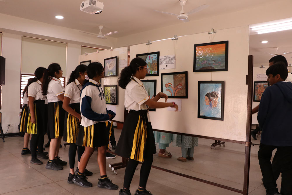 The Gaudium International School Hyderabad MYP Art Exhibition 2023 03 12